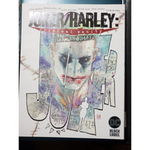 Load image into Gallery viewer, JOKER HARLEY Criminal Sanity Secret Files #1 (DC Comics Black Label) oversized F