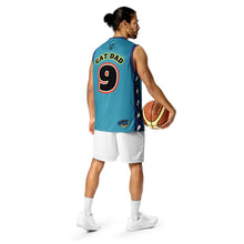 Load image into Gallery viewer, "PussyWhipped" CAT DAD. #9 Recycled Unisex 'Away Game' Basketball Jersey