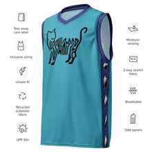 Load image into Gallery viewer, "PussyWhipped" CAT DAD. #9 Recycled Unisex 'Away Game' Basketball Jersey