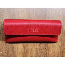 Load image into Gallery viewer, GUESS Semi Hard, Red Eye Glass Case with cloth NEW.