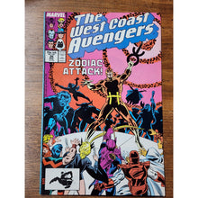 Load image into Gallery viewer, West Coast Avengers #26 11/87 - Origin of Zodiac; Scorpio MARVEL COMICS G/VG