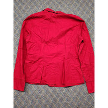 Load image into Gallery viewer, No Boundaries Red, Button Up Shirt Size Mediun Juniors Stretch