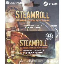 Load image into Gallery viewer, STEAMROLL (SteamPunk puzzle game) - Steam Downloadable Game -Key Card, Geek Fuel Exclusive