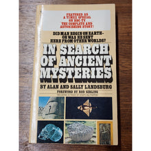 Load image into Gallery viewer, In Search of Ancient Mysteries by Alan &amp; Sally Landsburg 1974 PB. Rod Serling VG