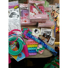 Load image into Gallery viewer, Cat Lover Lot -2 Wristbands, Lanyard, Hello Kitty Stationary, Disney Door Hanger