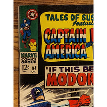 Load image into Gallery viewer, Tales of Suspense 94 Marvel Comics 1st Modok 1967 Captain America, Iron Man G+