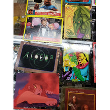 Load image into Gallery viewer, 25 Various Vintage Pop Culture Cards. G/VG Star Trek, Alf, Lion King, Alien 3