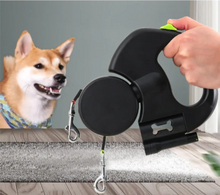 Load image into Gallery viewer, Auto Double Dog Leash