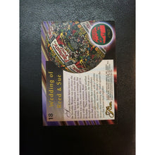 Load image into Gallery viewer, Marvel Comics 1994 Flair Card -- #18 Wedding of Reed &amp; Sue Invisible Woman