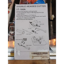 Load image into Gallery viewer, YT-160A Double Head Sheet Metal Nibbler Drill Attachment Metal Sheet Cutter