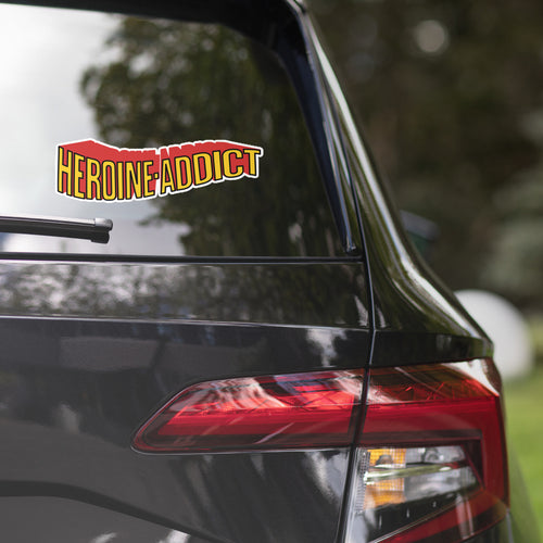 Heroine Addict (SPIDER-WOMAN inspired Design) Bubble-free stickers