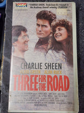 Load image into Gallery viewer, Three for the Road VHS (1987) front cover