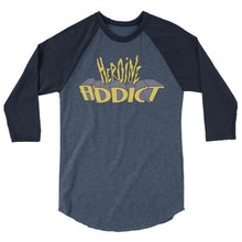 Load image into Gallery viewer, Heroine Addict (ALL NEW WOLVERINE inspired Design) 3/4 Sleeve Raglan Shirt