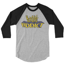 Load image into Gallery viewer, Heroine Addict (ALL NEW WOLVERINE inspired Design) 3/4 Sleeve Raglan Shirt