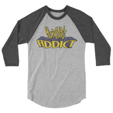 Load image into Gallery viewer, Heroine Addict (ALL NEW WOLVERINE inspired Design) 3/4 Sleeve Raglan Shirt