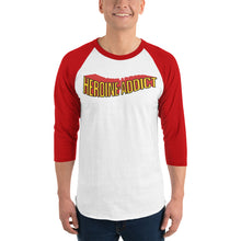 Load image into Gallery viewer, Heroine Addict (Vintage SPIDER-WOMAN inspired Design) 3/4 Sleeve Raglan Shirt