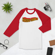 Load image into Gallery viewer, Heroine Addict (Vintage SPIDER-WOMAN inspired Design) 3/4 Sleeve Raglan Shirt