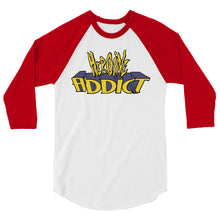 Load image into Gallery viewer, Heroine Addict (ALL NEW WOLVERINE inspired Design) 3/4 Sleeve Raglan Shirt