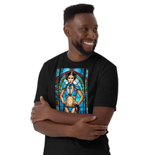 Load image into Gallery viewer, Stained Glass, Heroine Addict (STAR WARS, LEIA inspired Design) Short-Sleeve Unisex T-Shirt