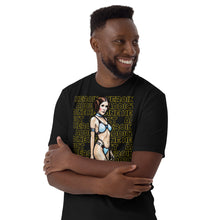 Load image into Gallery viewer, Mosaic Profile, Heroine Addict (STAR WARS, LEIA inspired Design) Short-Sleeve Unisex T-Shirt