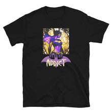 Load image into Gallery viewer, Stained Glass, Heroine Addict (BATGIRL inspired Design) Short-Sleeve Unisex T-Shirt