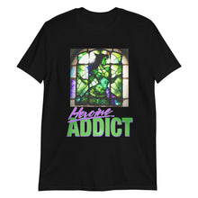 Load image into Gallery viewer, Stained Glass, Heroine Addict (SHE HULK inspired Design) Short-Sleeve Unisex T-Shirt