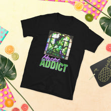 Load image into Gallery viewer, Stained Glass, Heroine Addict (SHE HULK inspired Design) Short-Sleeve Unisex T-Shirt