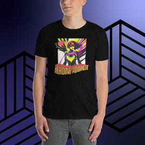 "I Heart" Graffiti, Heroine Addict (SPIDER-WOMAN inspired Design) Short-Sleeve Unisex T-Shirt