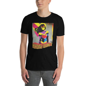 Graffiti Style, Heroine Addict (SPIDER-WOMAN inspired Design) Short-Sleeve Unisex T-Shirt