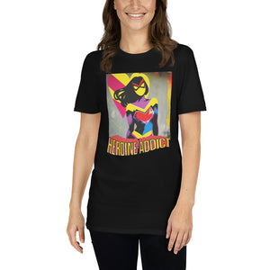 Graffiti Style, Heroine Addict (SPIDER-WOMAN inspired Design) Short-Sleeve Unisex T-Shirt