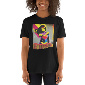 Graffiti Style, Heroine Addict (SPIDER-WOMAN inspired Design) Short-Sleeve Unisex T-Shirt