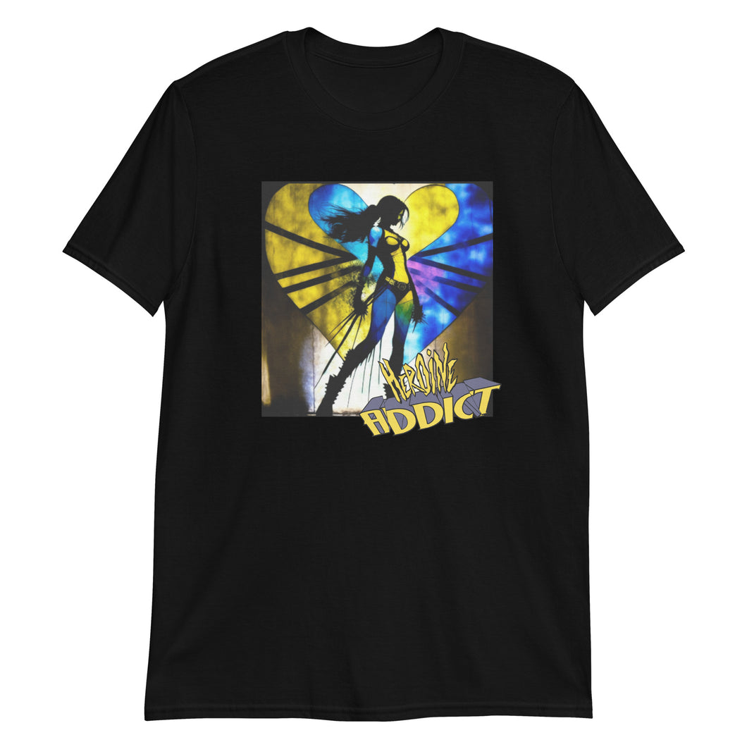 Silhoutte, Heroine Addict (X-23, ALL NEW WOLVERINE inspired Design) Short-Sleeve Unisex T-Shirt