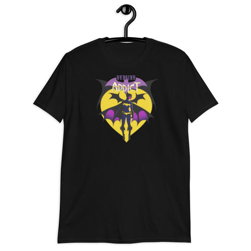 Heroine in Heart, Heroine Addict (BATGIRL inspired Design) Short-Sleeve Unisex T-Shirt