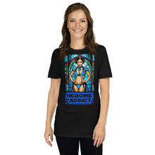 Load image into Gallery viewer, Stained Glass, Heroine Addict (STAR WARS, LEIA inspired Design) Short-Sleeve Unisex T-Shirt