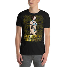 Load image into Gallery viewer, Mosaic Profile, Heroine Addict (STAR WARS, LEIA inspired Design) Short-Sleeve Unisex T-Shirt