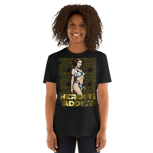 Mosaic Profile, Heroine Addict (STAR WARS, LEIA inspired Design) Short-Sleeve Unisex T-Shirt