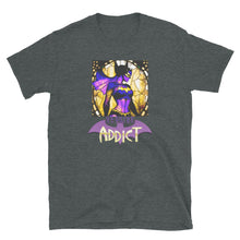 Load image into Gallery viewer, Stained Glass, Heroine Addict (BATGIRL inspired Design) Short-Sleeve Unisex T-Shirt