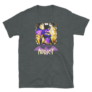 Stained Glass, Heroine Addict (BATGIRL inspired Design) Short-Sleeve Unisex T-Shirt