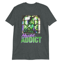 Load image into Gallery viewer, Stained Glass, Heroine Addict (SHE HULK inspired Design) Short-Sleeve Unisex T-Shirt