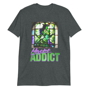 Stained Glass, Heroine Addict (SHE HULK inspired Design) Short-Sleeve Unisex T-Shirt