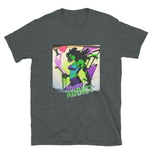 "I Heart" Graffiti Profile, Heroine Addict (SHE HULK inspired Design) Short-Sleeve Unisex T-Shirt