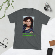 Load image into Gallery viewer, Ellen Ripley is OUT OF THIS WORLD, Headshot Photo (ALIEN inspired design) Short-Sleeve Unisex T-Shirt