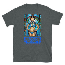 Load image into Gallery viewer, Stained Glass, Heroine Addict (STAR WARS, LEIA inspired Design) Short-Sleeve Unisex T-Shirt