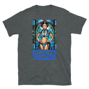 Stained Glass, Heroine Addict (STAR WARS, LEIA inspired Design) Short-Sleeve Unisex T-Shirt