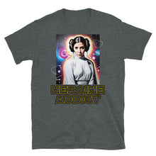 Load image into Gallery viewer, Pretty Portrait, Heroine Addict (STAR WARS, LEIA inspired Design) Short-Sleeve Unisex T-Shirt