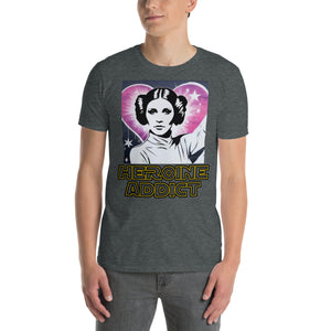 Graffiti, Heroine Addict (STAR WARS, LEIA inspired Design) Short-Sleeve Unisex T-Shirt