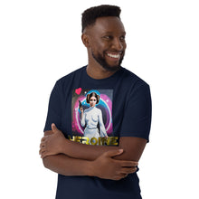 Load image into Gallery viewer, &quot;I Heart&quot; Graffiti Profile, Heroine Addict (STAR WARS, LEIA inspired Design) Short-Sleeve Unisex T-Shirt