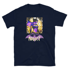 Load image into Gallery viewer, Stained Glass, Heroine Addict (BATGIRL inspired Design) Short-Sleeve Unisex T-Shirt