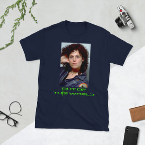 Ellen Ripley is OUT OF THIS WORLD, Headshot Photo (ALIEN inspired design) Short-Sleeve Unisex T-Shirt