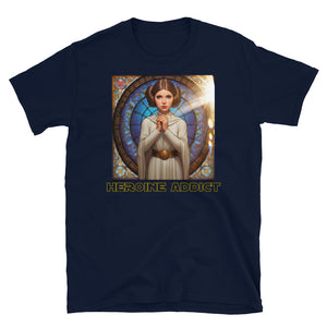 "My Angel" Heroine Addict (STAR WARS, LEIA inspired Design) Short-Sleeve Unisex T-Shirt